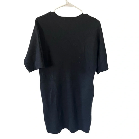 Ann Mashburn Black 100% Fine Merino Wool Dress - Picture 9 of 9